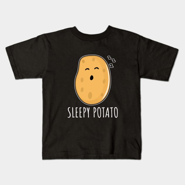 Sleepy Potato Kids T-Shirt by LunaMay